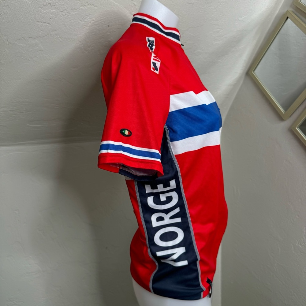 Diadora Red, Blue & White Cycling Jersey